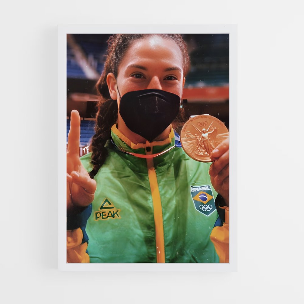 Poster Champione de l'Année – affiche Judo (vue 3)